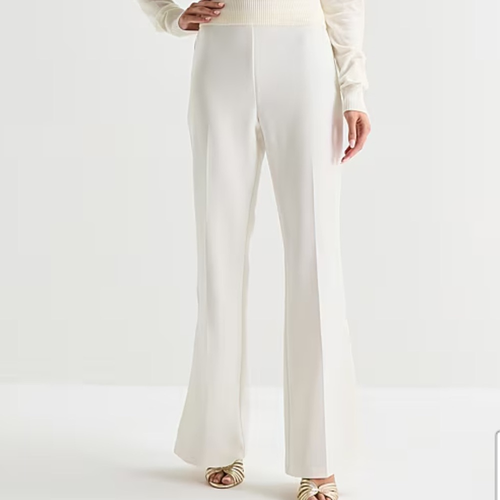 Women's Bold Elements Creamy White Bootcut Dress Pants Sz XXL NWT